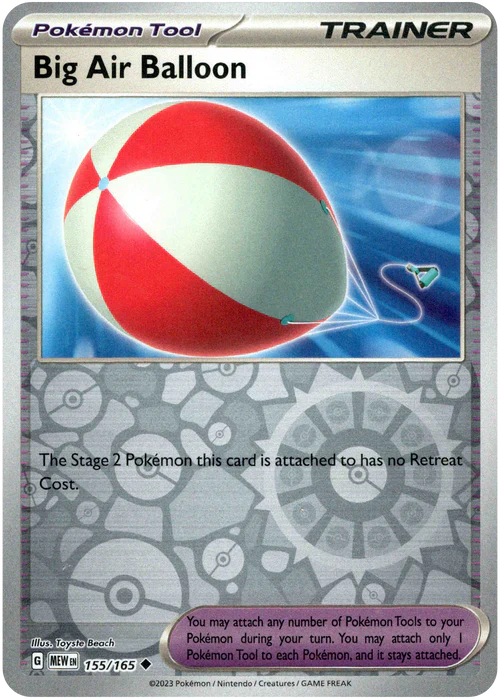 Big Air Balloon 155/165 Uncommon Reverse