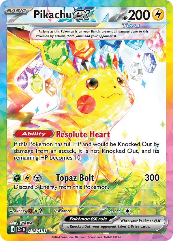 Pikachu ex 238/191 Special Illustration Rare