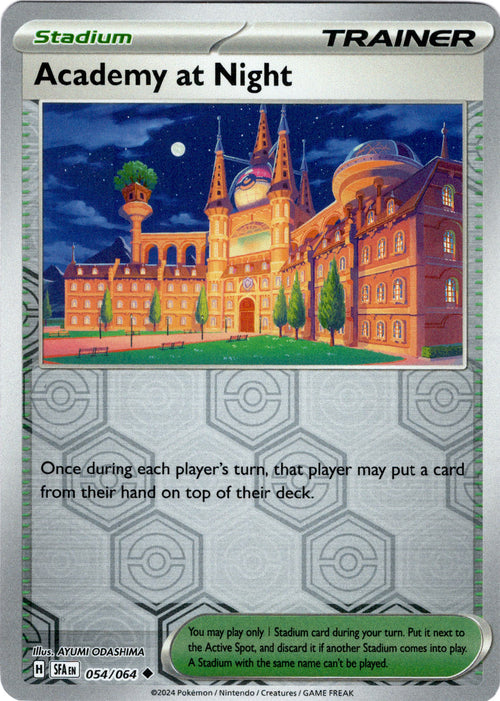 Academy at Night 54/64 Uncommon Reverse