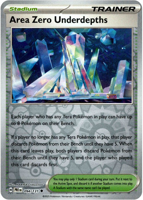 Area Zero Underdepths