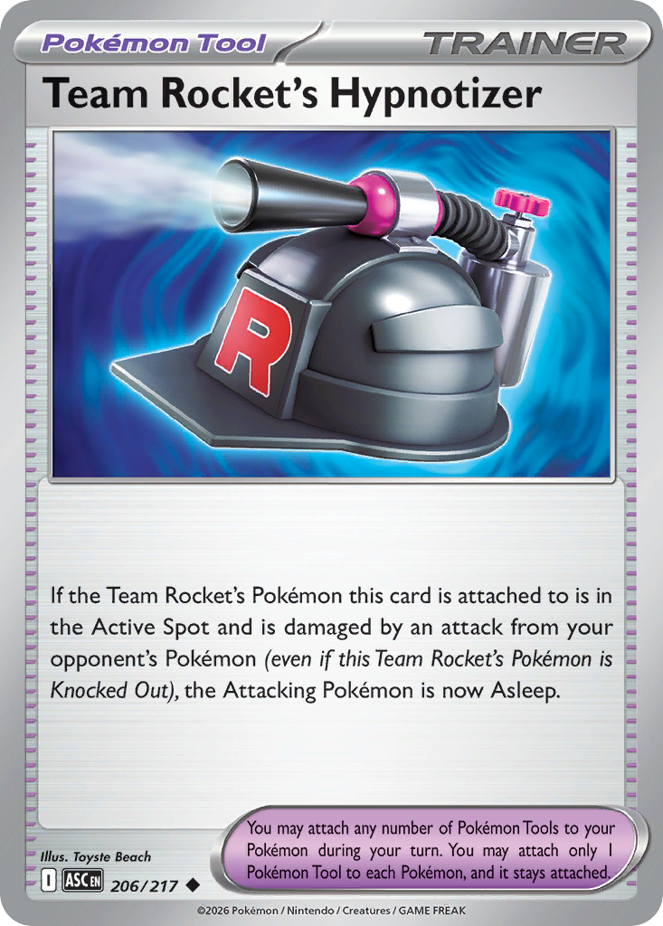 Team Rocket's Hypnotizer 206/217 - Uncommon | Mega ...