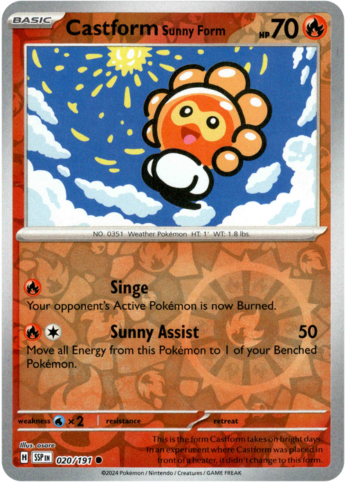 Castform Sunny Form