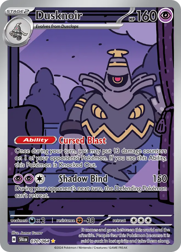 Dusknoir 70/64 Illustration Rare