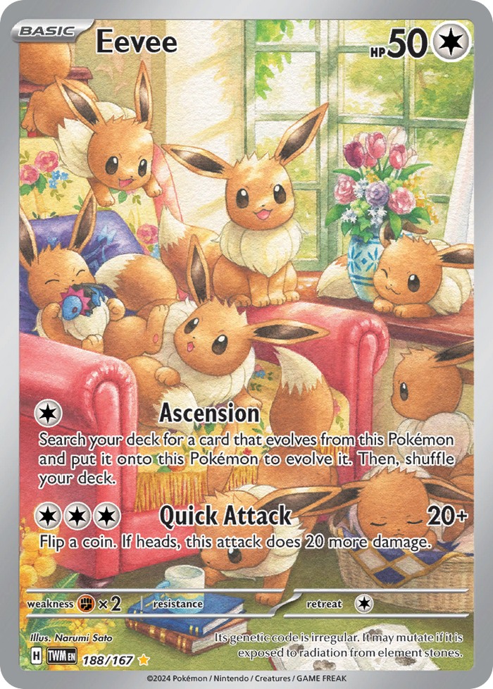 Eevee 188/167 Illustration Rare