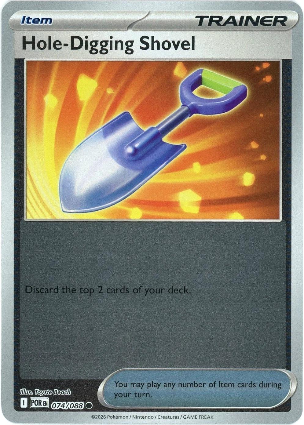 Hole-Digging Shovel