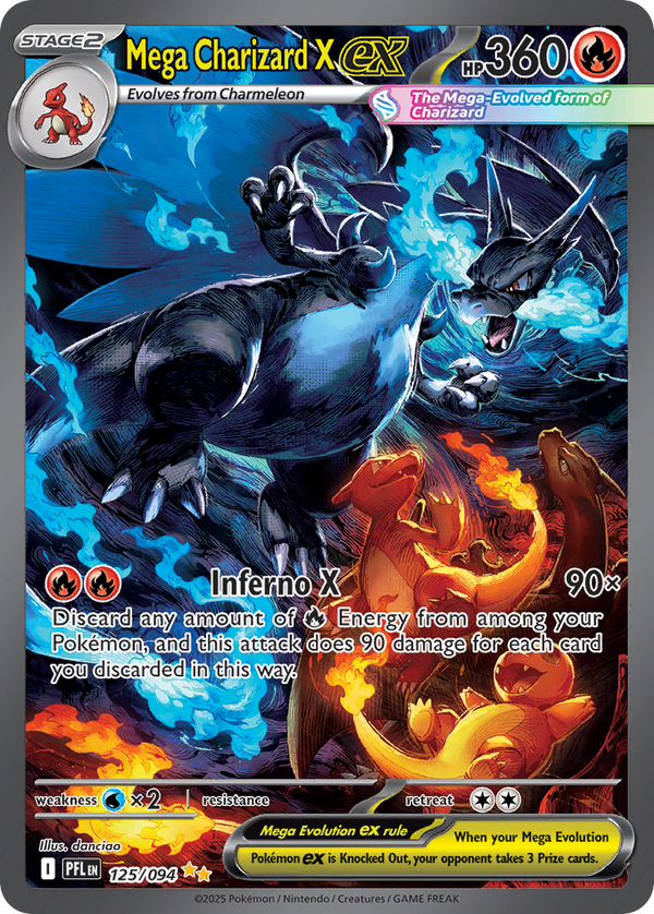 Mega Charizard X ex 125/130 Special Illustration Rare