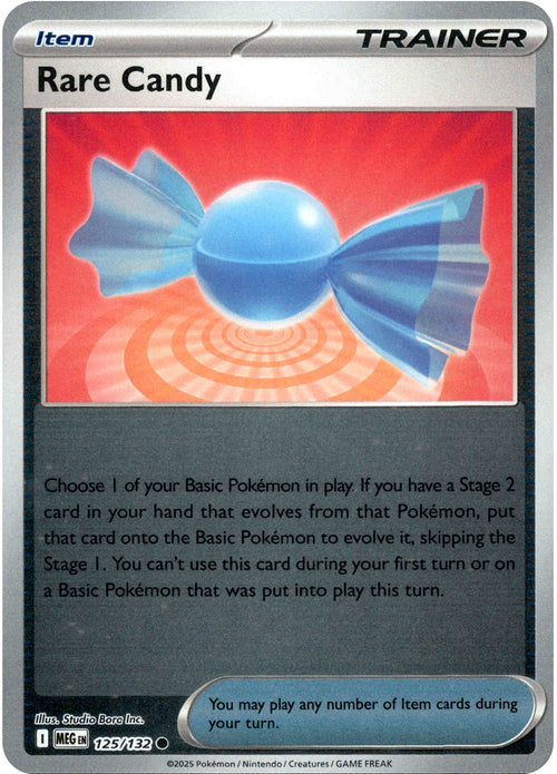 Rare Candy 125/132 Common Reverse