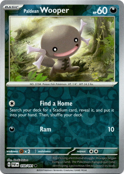 Paldean Wooper