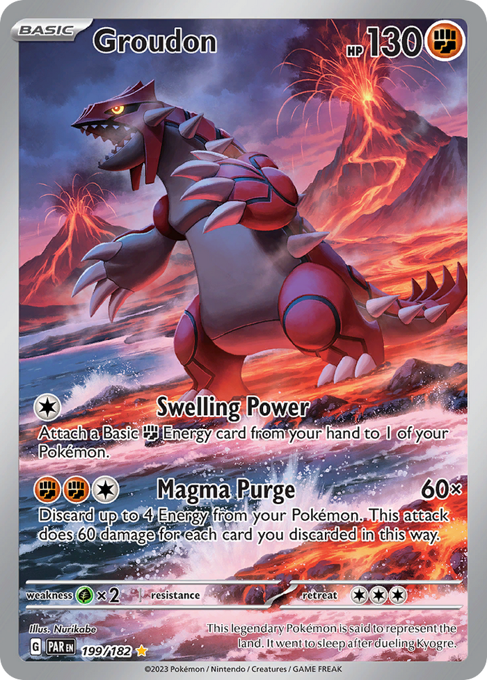 Groudon 199/182 Illustration Rare