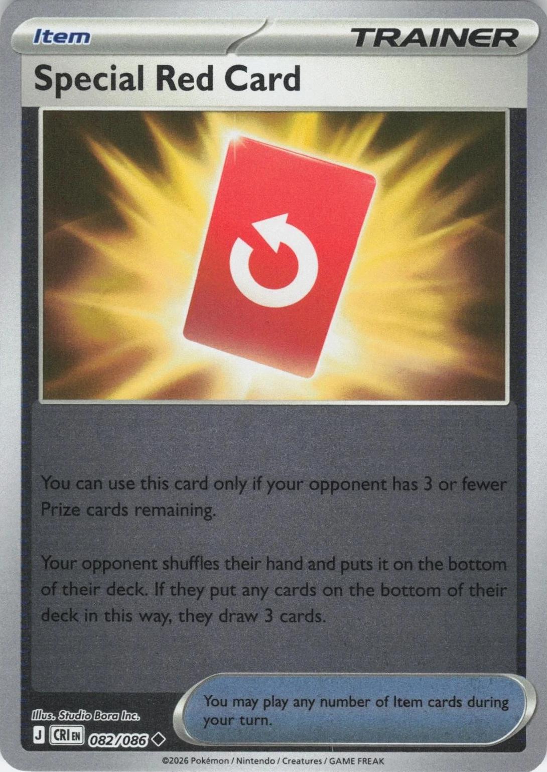 Special Red Card