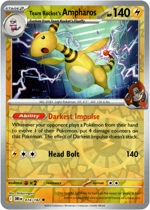 Team Rocket's Ampharos