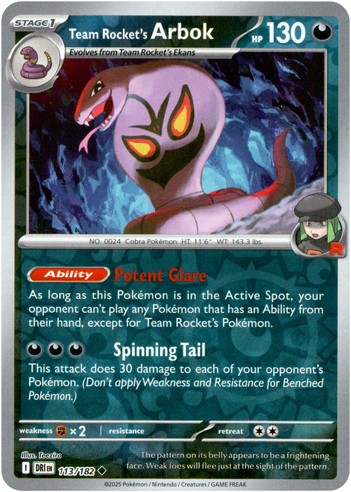 Team Rocket's Arbok