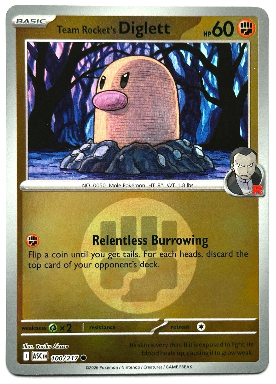 Team Rocket's Diglett