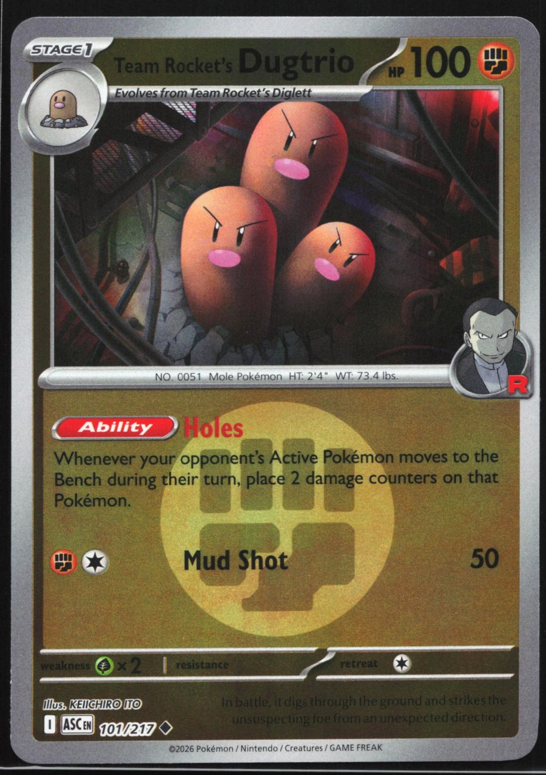 Team Rocket's Dugtrio