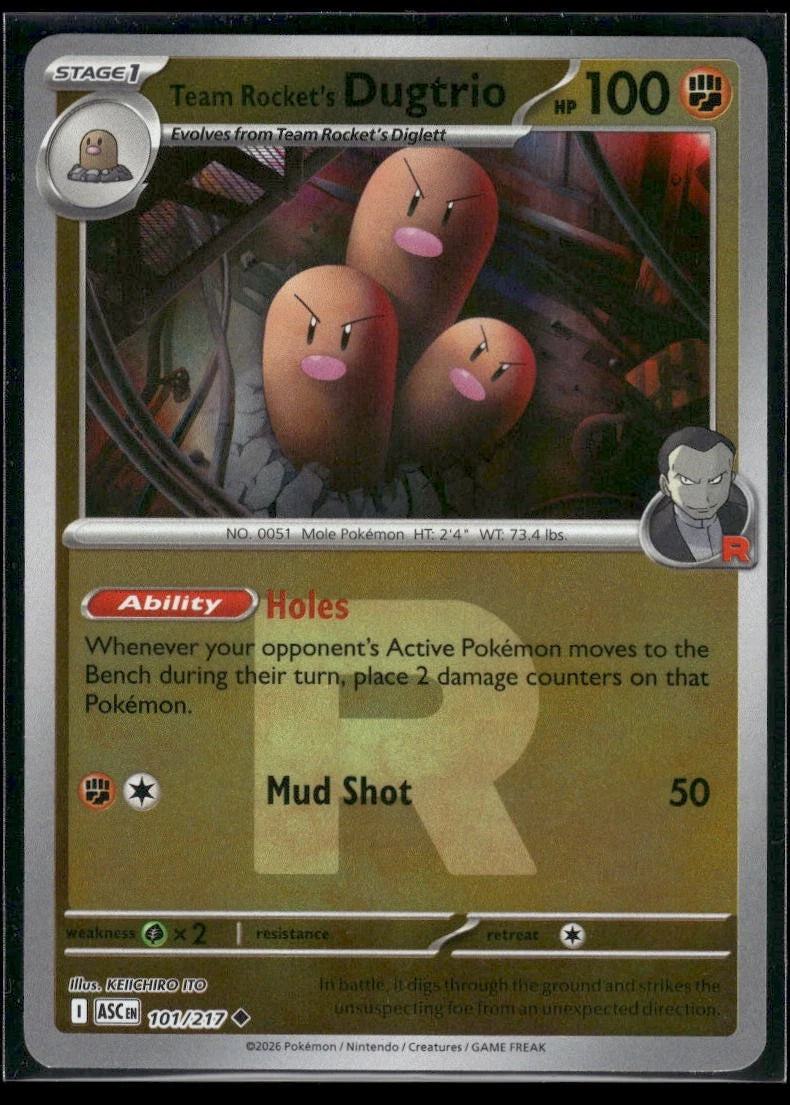 Team Rocket's Dugtrio