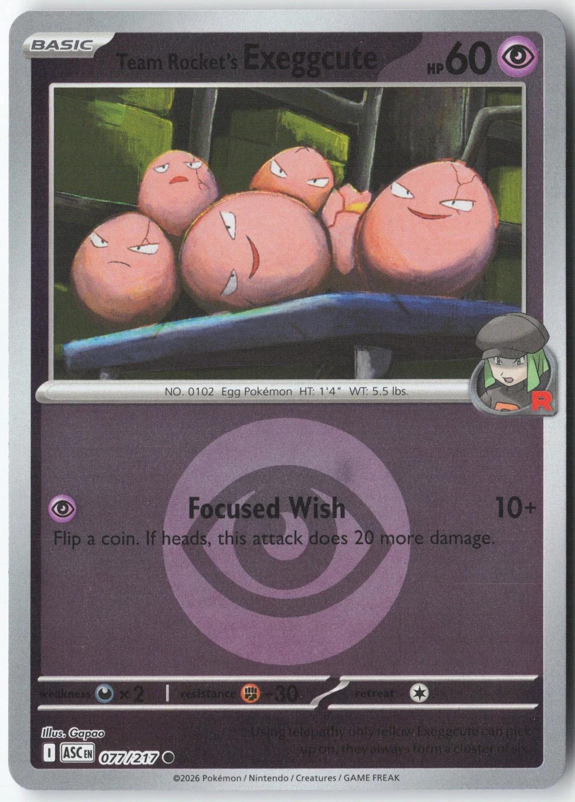 Team Rocket's Exeggcute