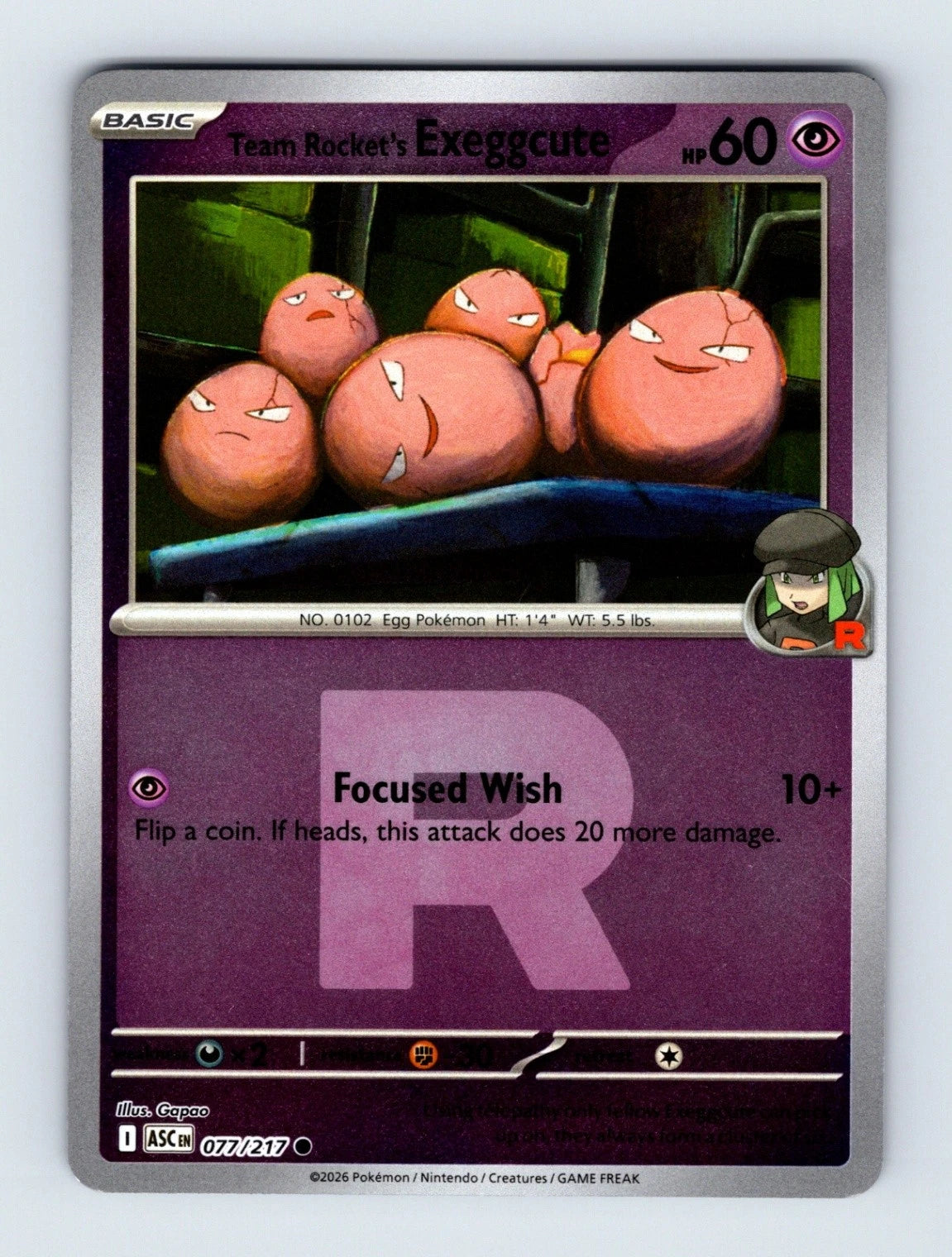 Team Rocket's Exeggcute
