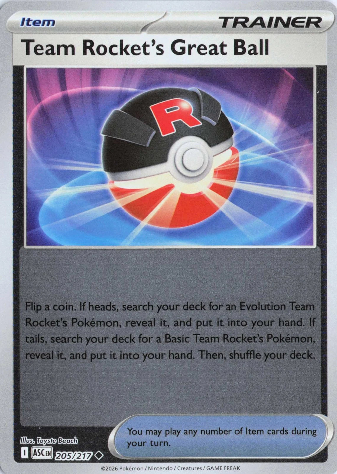 Team Rocket's Great Ball