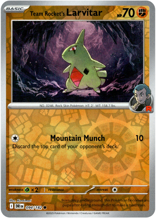 Team Rocket's Larvitar