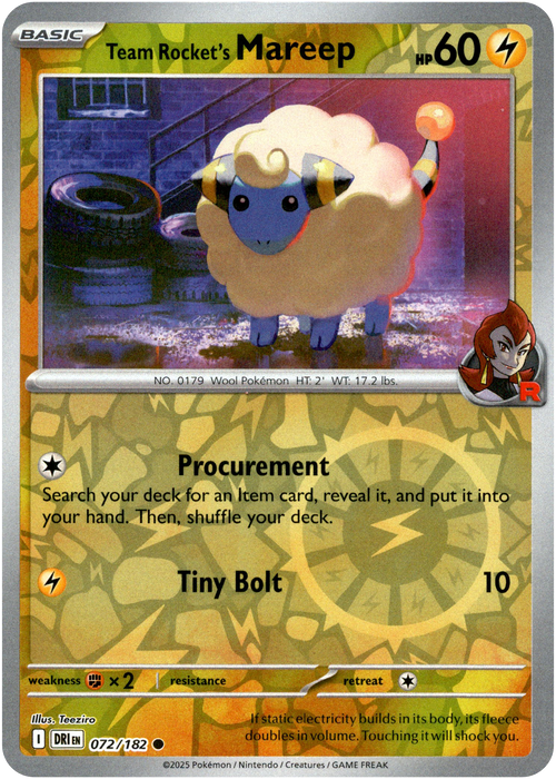 Team Rocket's Mareep
