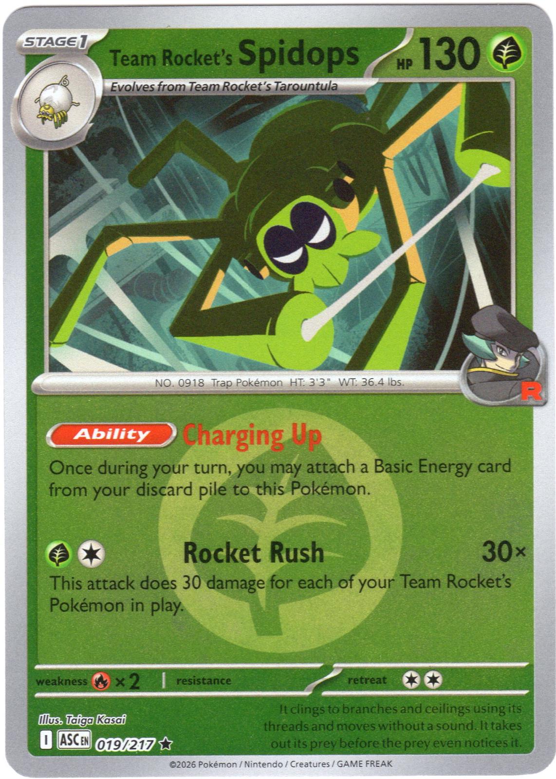Team Rocket's Spidops
